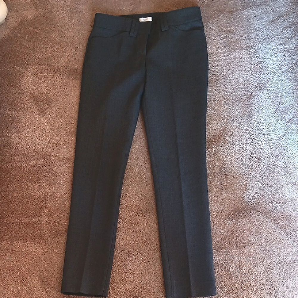 GUNEX Sleek Black Straight Leg Pants. Career. Professional.